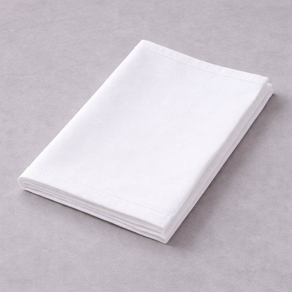 100% Combed Cotton Plain Napkins | 55x55cm