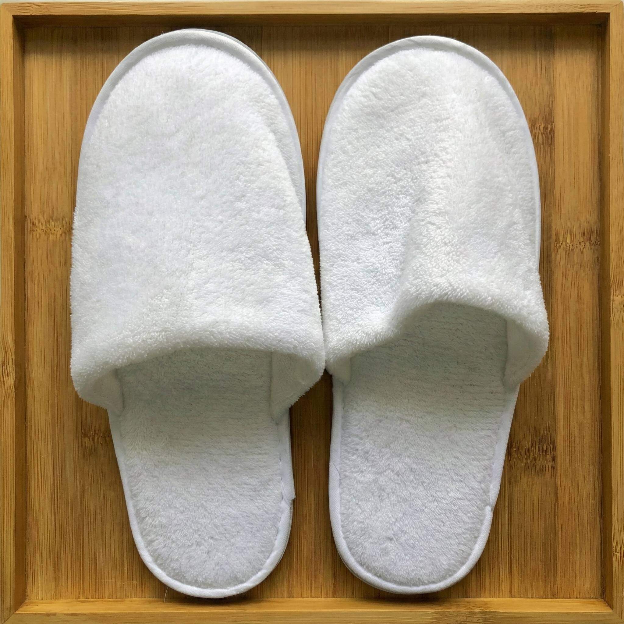 100% Cotton Terry Slippers
