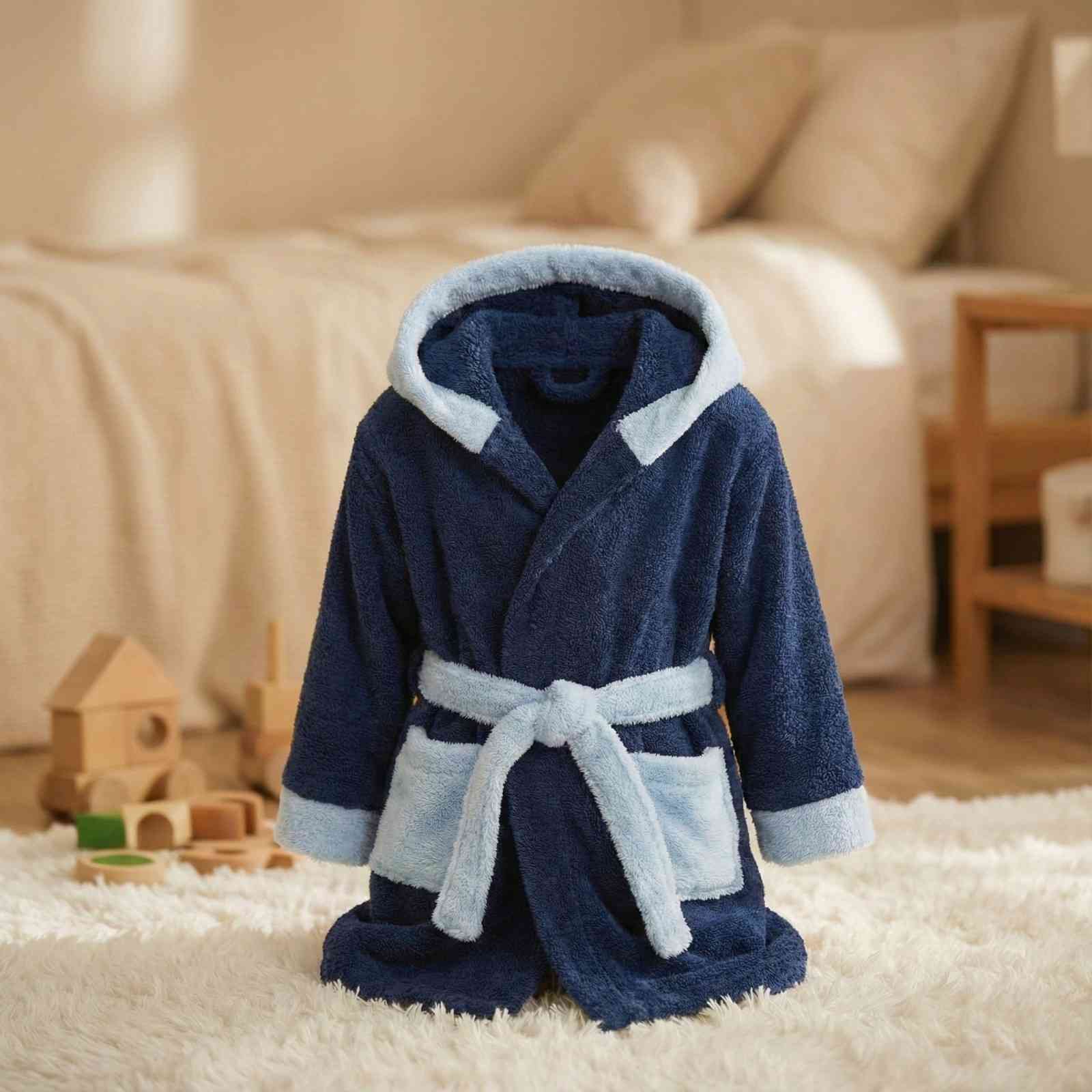 Premium Kids Terry Bathrobe – 100% Cotton