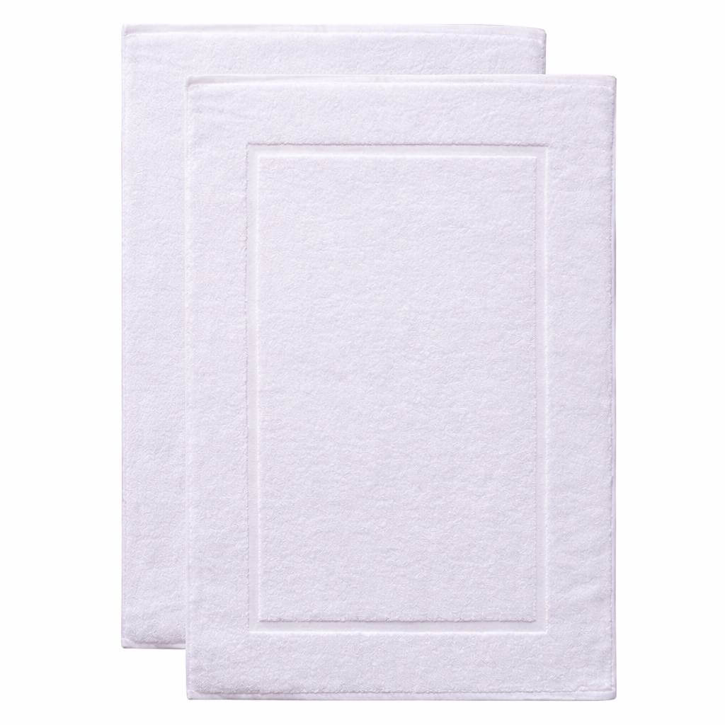 650-750 GSM Bílá koupelnová předložka (50x70cm)