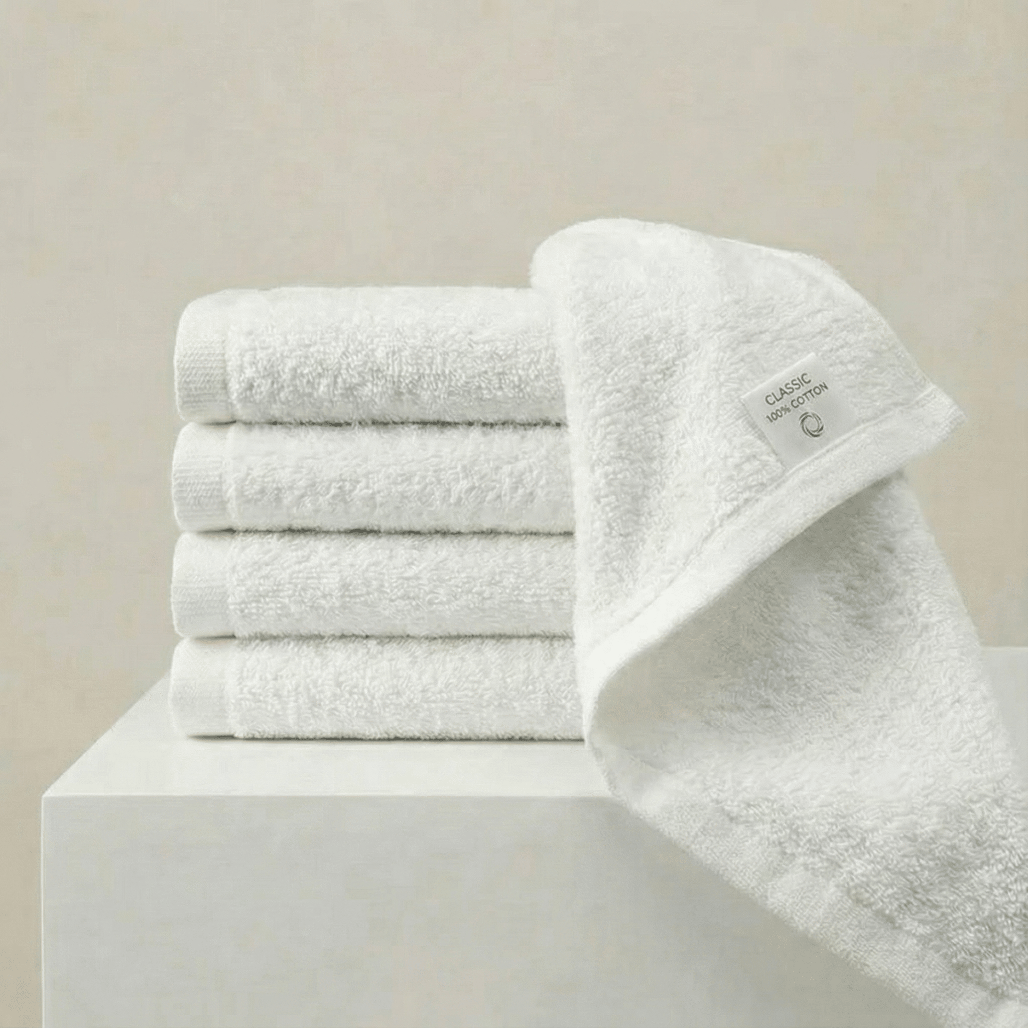 400 GSM Classic Face Towels (30x30 cm)