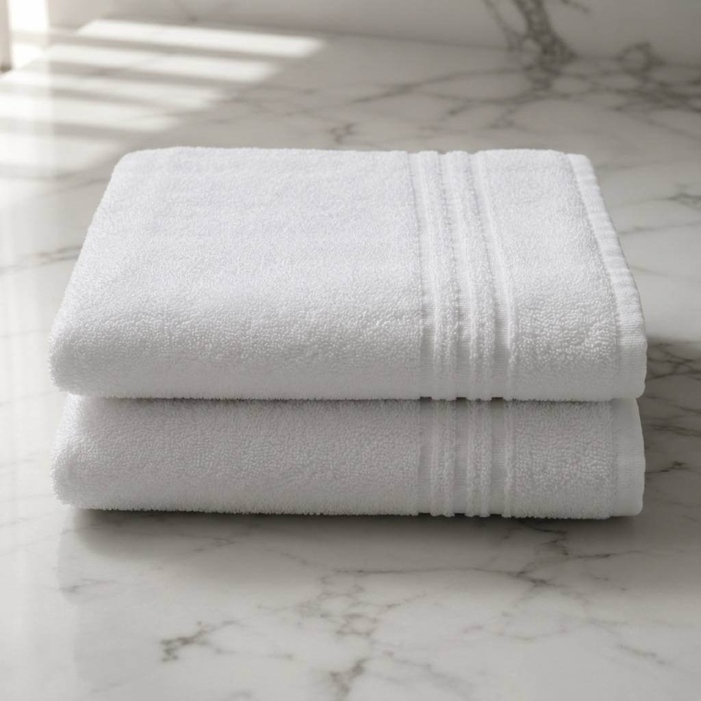 Luxusné egyptské biele osušky 400 g/m²