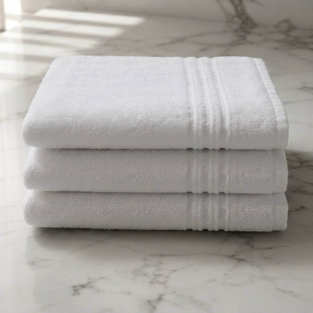 Luxusné egyptské biele osušky 400 g/m²