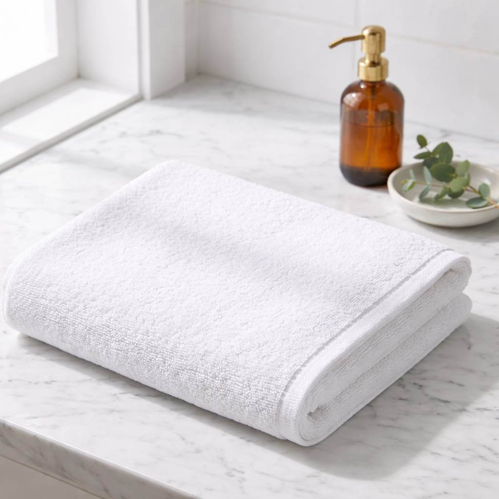 Mäkké a savé osušky 70x140 – 500 g/m² bavlna, biele