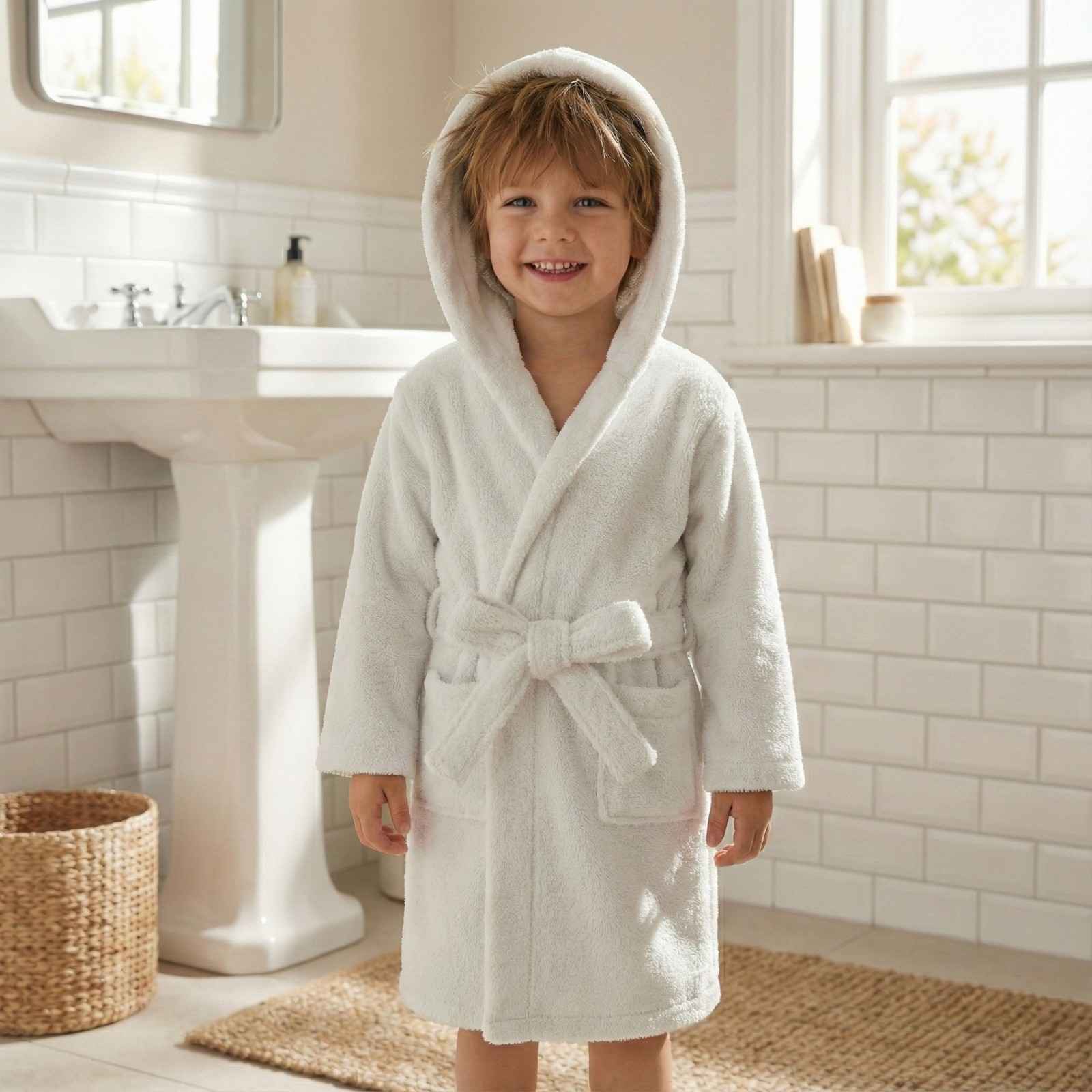 Kids Classic Terry Bathrobe | 100% Cotton