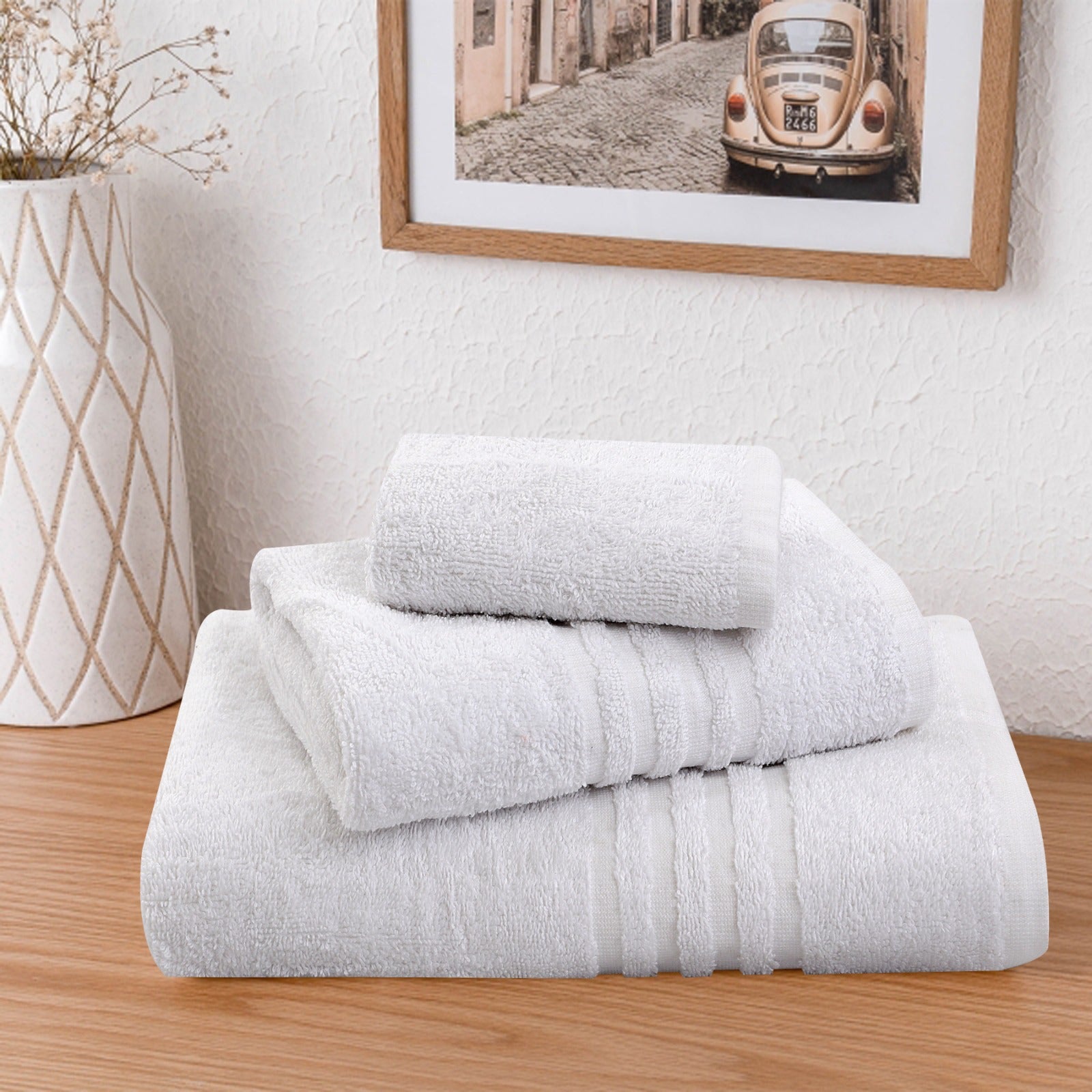 Prémiové biele osušky 500 g/m²