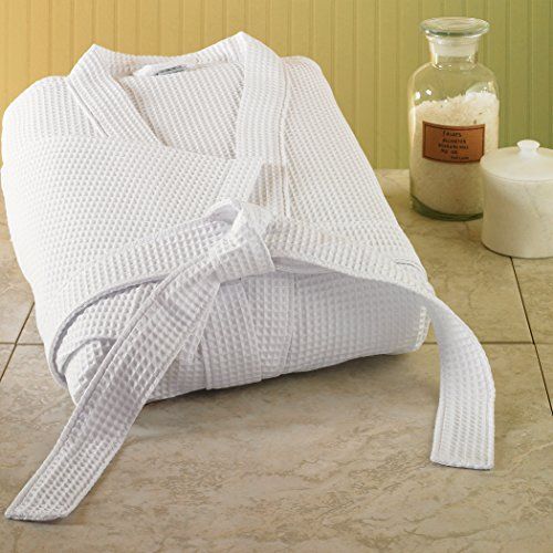 Luxusní župan ze 100% bavlny s vaflovým vzorem