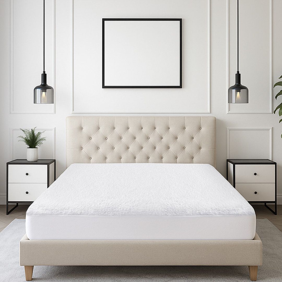 soft terry fitted sheet for mattress