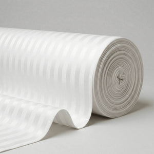 buy luxury stripe sateen fabric roll for hotel bedding