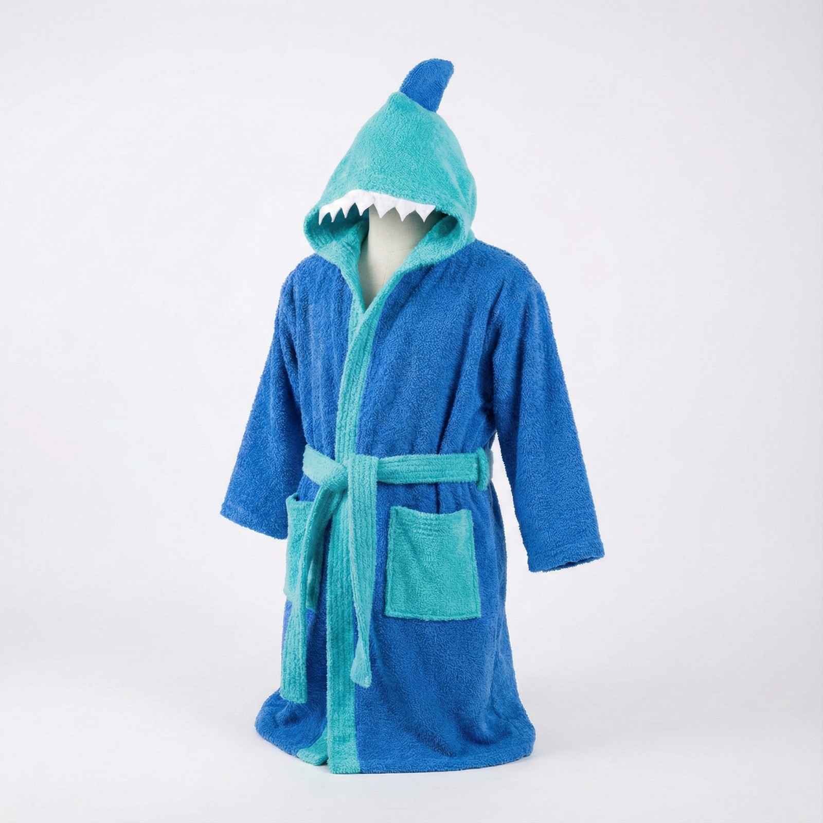 100% Cotton Kids Terry Bathrobe - Soft & Absorbent