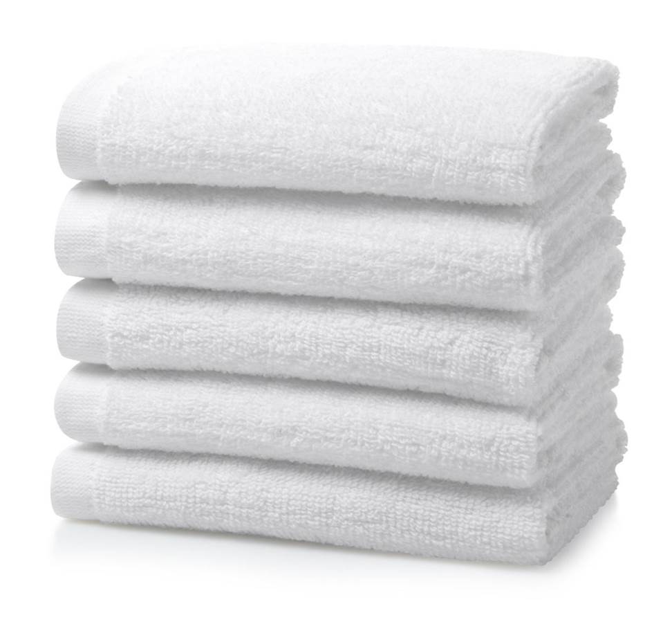 Luxury 500GSM White Hand Towels 20/2 Yarn – 100% Cotton 50x100