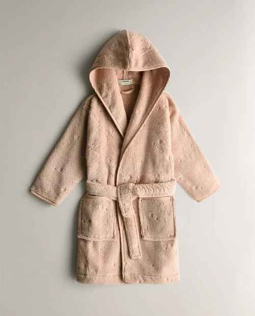 Kids Bathrobe Soft Cozy Premium Cotton
