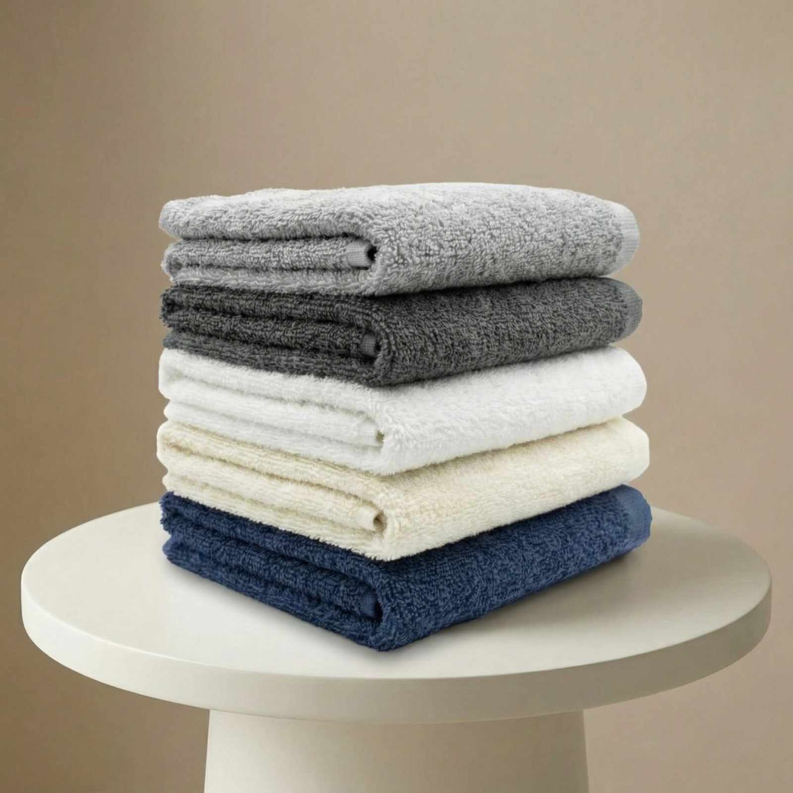 500 GSM Comfort Face Towels - 100% Cotton