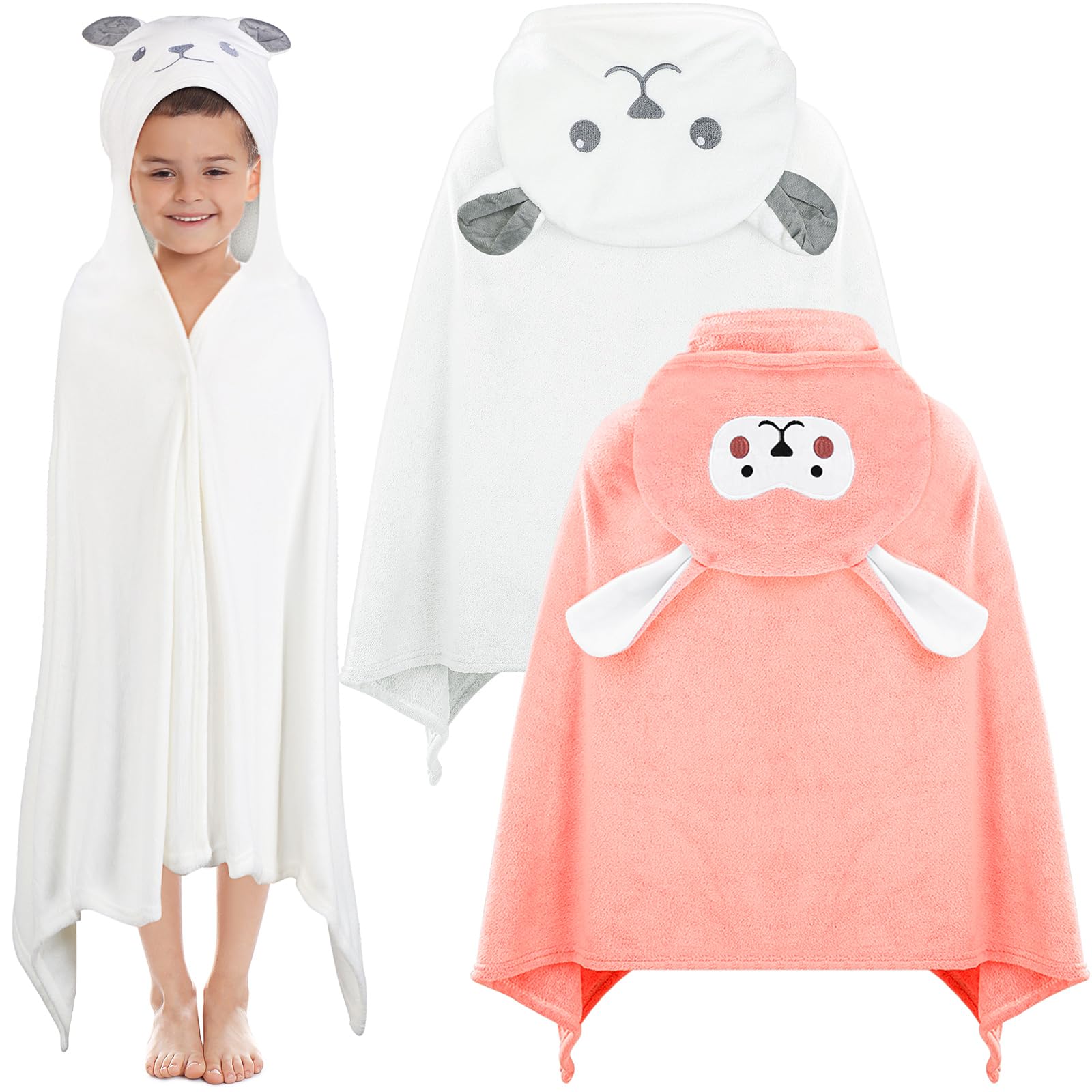 Kids Hooded Towel Terry Towelling