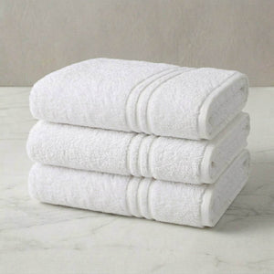 white 400 GSM classic cotton hand towels
