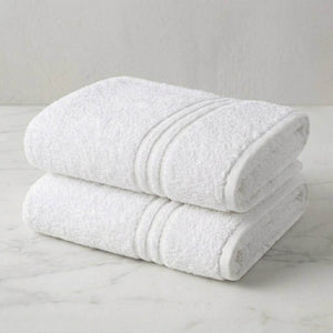 White 400 GSM cotton hand towels 50x100 cm