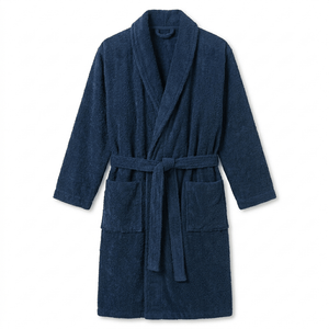 best cotton terry bathrobe for hotels 400 gsm