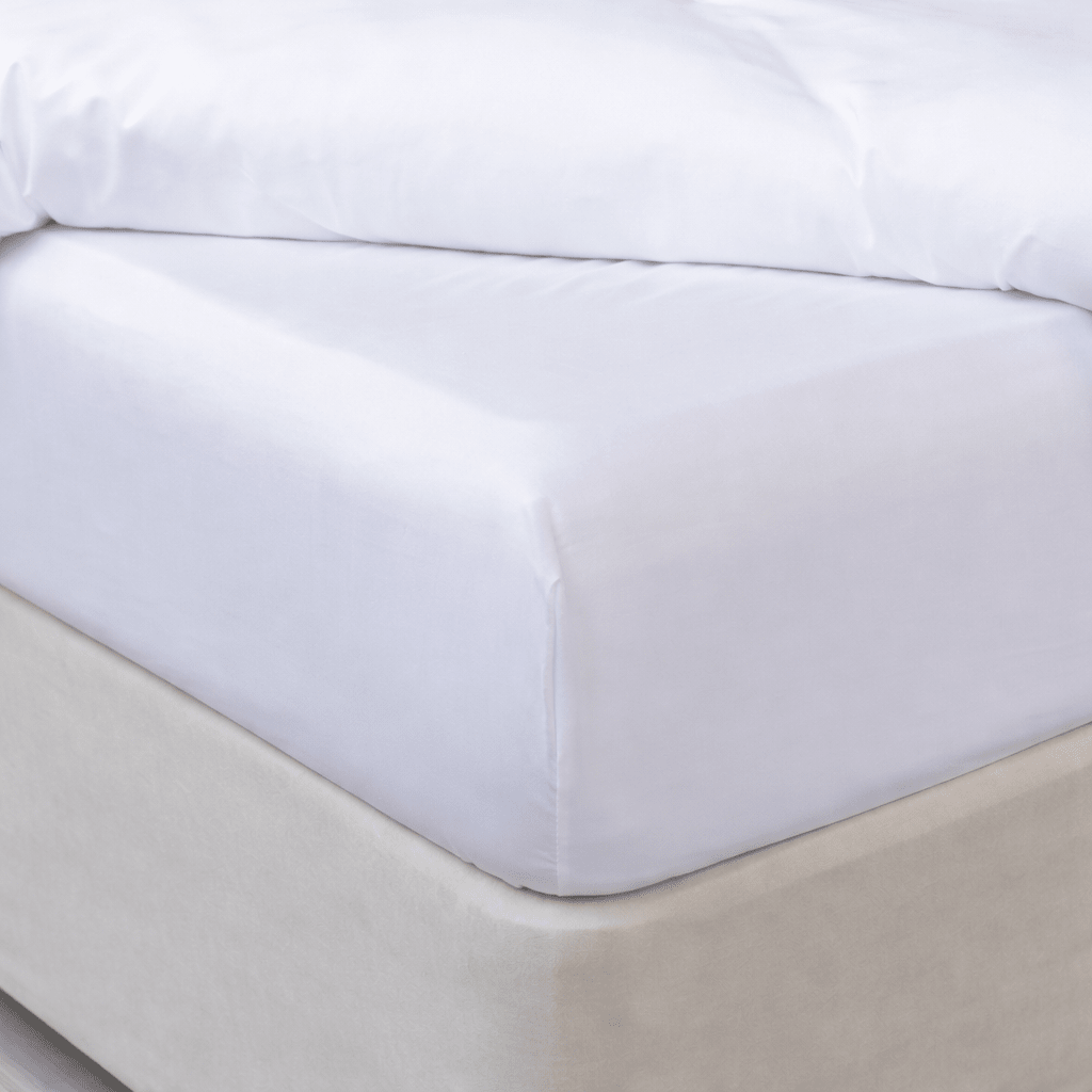 Combed Jersey Fitted Sheet White - 170GSM
