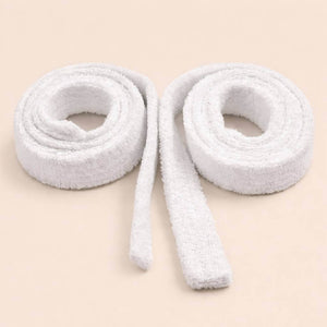white cotton bathrobe belt 185 cm